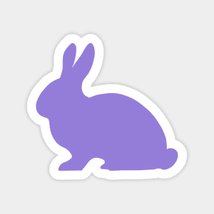 Bunny Rabbit Pattern in Purple Sticker